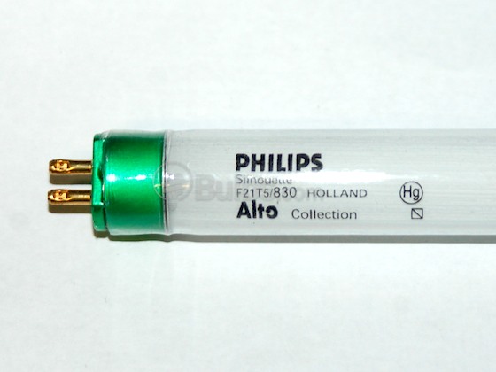 Advanced Lamp Coatings P230813 F21T5-830-PH-PSG (Safety) 21 Watt, 34 Inch T5 Warm White Safety Coated Fluorescent Bulb