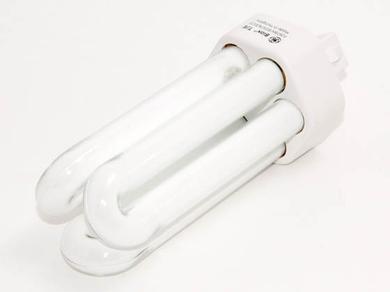 GE GE34406 F26TBX/SPX35/A/4 (4-Pin) 26 Watt, 4-Pin Neutral White Triple Twin Tube CFL Bulb