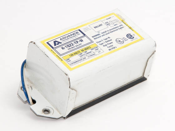 Advance Transformer H1Q22TPWM Philips Advance 22 Watt, 120 Volt One Lamp Plug-in CFL Magnetic Ballast