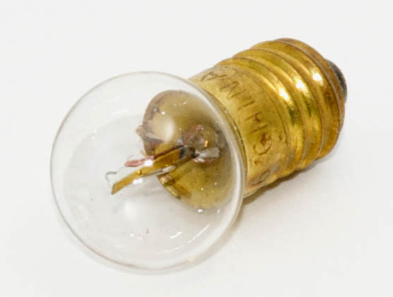 CEC Industries C406 406 (disc w/o replacement) CEC 0.78 Watt, 2.6 Volt, 0.3 Amp Miniature G-4 1/2 Flasher Bulb