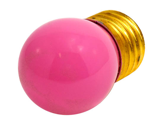 Bulbrite B702907 7.5S11P (Pink) 7.5W 130V S11 Pink Sign E26 Base