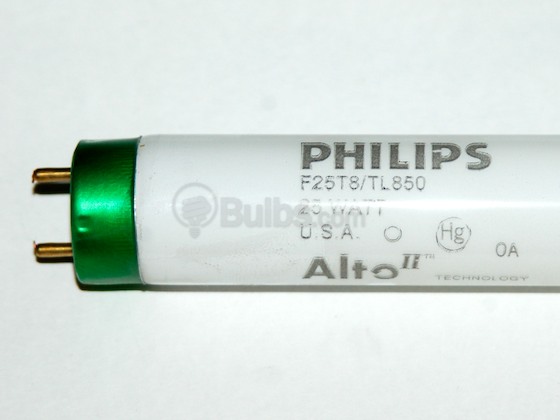 Philips Lighting 141242 F25T8/TL850/ALTO Philips 25 Watt, 36 Inch T8 Bright White Fluorescent Bulb