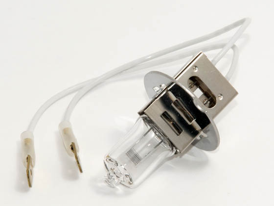Narva 6122 6.6 Amp, 100 Watt Prefocus Halogen Airfield Lamp with PKX30d Base and MALE Cable Connectors
