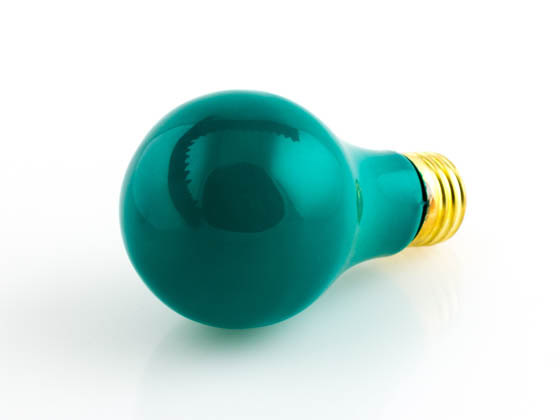 Bulbrite B106440 40A/CG Value Brand 40 Watt, 120 Volt, Ceramic Green A Style Lamp with Medium Screw Base