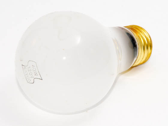 Advanced Lamp Coatings 40A19/FR (Safety) 40 Watt, 130 Volt A19 Safety Coated Bulb