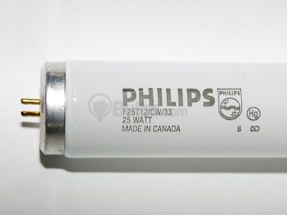 Philips Lighting 141432 F25T12/CW Philips 25 Watt, 33 Inch T12 Cool White Fluorescent Appliance Bulb