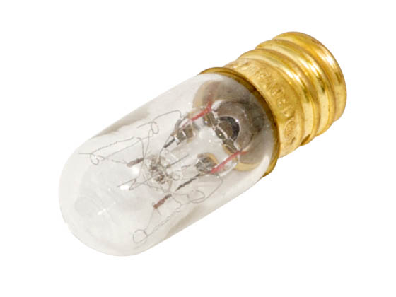 Bulbs 120 V 7 W E12 Base Amber CEC Industries #7C7/TA/120V Box of 10 