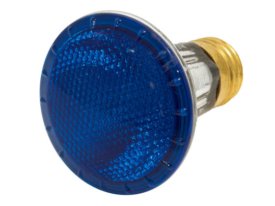 Bulbrite B683503 H50PAR20B (Blue) 50W 120V PAR20 Halogen Blue Bulb