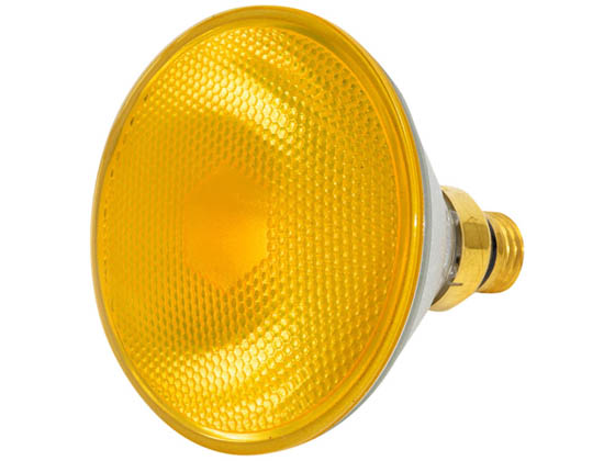Bulbrite B683908 H90PAR38Y (Yellow) 90W 120V PAR38 Halogen Yellow Bulb