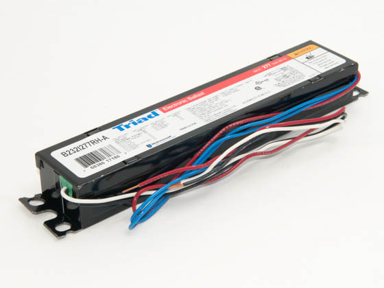 Universal Douglas B232I277RH-A000I Universal 277 Volt Two Lamp F32T8 Electronic Ballast, Standard Model