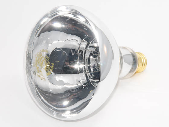 Philips Lighting 389312 125BR40/1 (120V) Philips 125 Watt, 120 Volt BR40 Heat Lamp Reflector Bulb