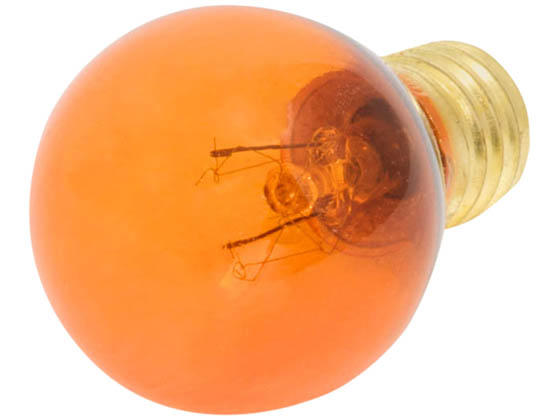 Bulbrite B702510 10S11TO (Trans. Orange) 10W 130V S11 Transparent Orange Sign or Indicator Bulb, E17 Base