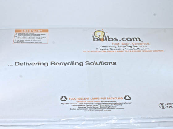 Complete Recycling Solutions RCMISCB RCMISCB DISCONTINUED (USE ASB120) Ubent Fluorescents OR HID Recycle Box (Not For Sale Outside of the 48 Contiguous United States Due To Freight Carrier Restrictions.)
