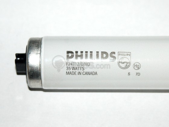 Philips Lighting 141440 F24T12/D/HO Philips 35 Watt, 24 Inch T12 High Output Daylight White Fluorescent Bulb