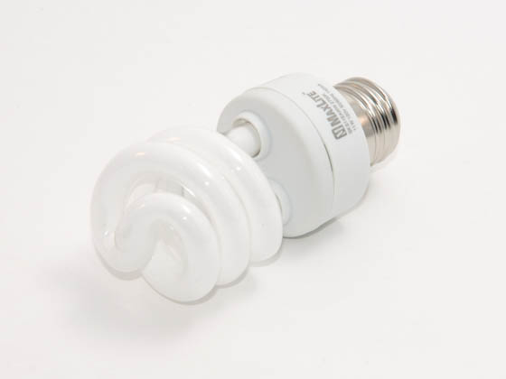 MaxLite M01011 SKS11EAWW/SP 11W Warm White Spiral CFL Bulb, E26 Base