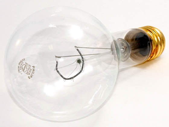 Philips Lighting 143198 500/99 (Clear) Discontinued Philips 500 Watt, 120-130 Volt PS35 Clear Long Life Bulb