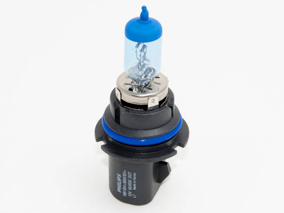 Philips Lighting PA-9004CVS2 9004CVS2 PHILIPS CRYSTAL VISION ULTRA 9004/HB1 Halogen Low and High Beam Headlight – Extreme Blue/White Color, Brighter Beam
