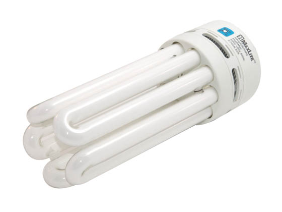 MaxLite M11275 SKQ80EAWW 80W Warm White Quintuple Twin Tube CFL Bulb, E26 Base
