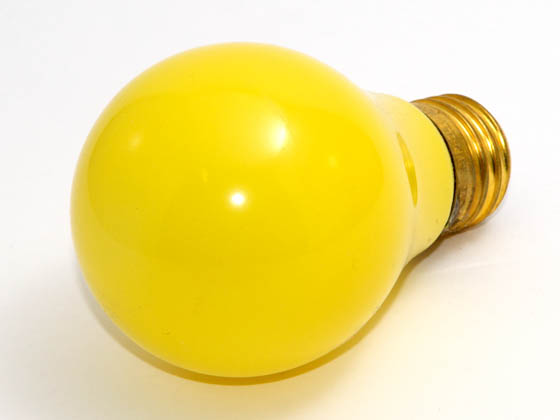 Philips Lighting 141580 25A/Y (DISCONTINUED) Philips 25 Watt, 120 Volt A19 Yellow Bulb