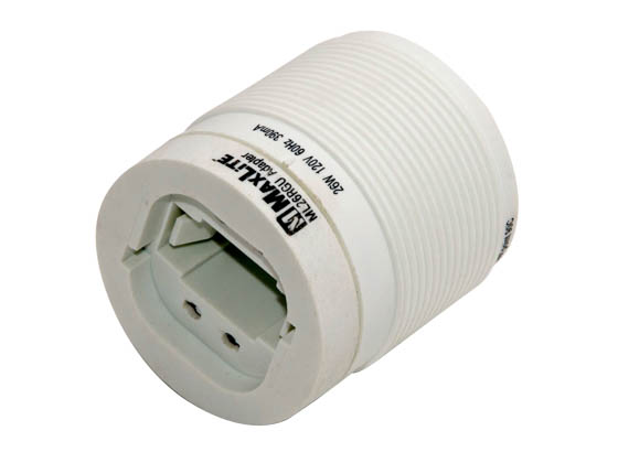 MaxLite M11287 ML26RGU GU24 Adapter Self Ballasted GU24 Adapter for 26W Plug-in CFL
