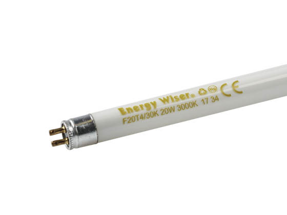 Bulbrite B585020 F20T4/30K (Warm White) 20W 20.5in T4 Warm White Fluorescent Tube