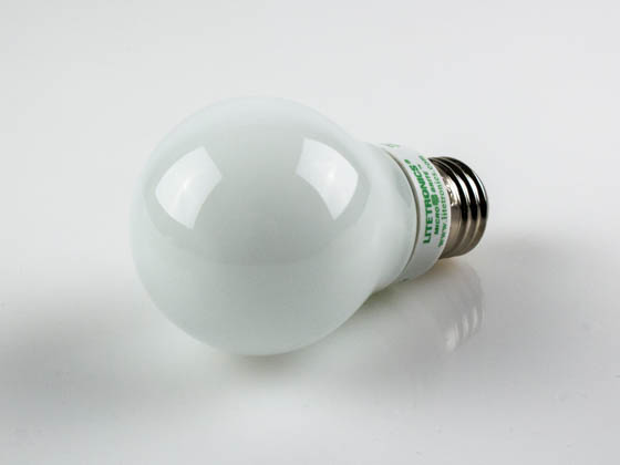 Litetronics MB-501DL 5W/A19/WH-LW 110-130 30 Watt Incandescent Equivalent, 5 Watt, White A19 DIMMABLE/FLASHABLE Cold Cathode Lamp.