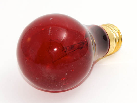 Glass Surface Systems 25A19/Red (Safety) 25A19/Red/120-130V (Safety) 25 Watt, 120-130 Volt A19 Red Safety Coated Bulb