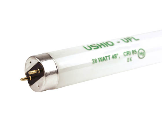 Ushio U3000485 F28T8/841 (28 watts, 48 inches) 28W 48in T8 Cool White Fluorescent Tube