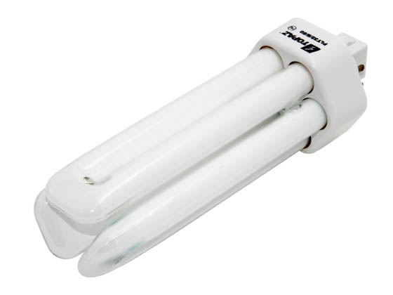 Topaz Lighting PLT32/E/50 (4 Pin, 5000K) Topaz 32W 4 Pin GX24q3 Bright White Long Triple Twin Tube CFL Bulb