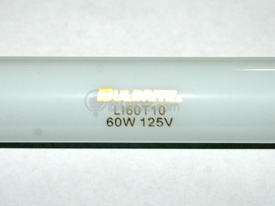 Bulbrite B507160 LI60T10 (DISCONTINUED) 60 Watt, 125 Volt T10 Incandescent Cabinet/Vanity Bulb