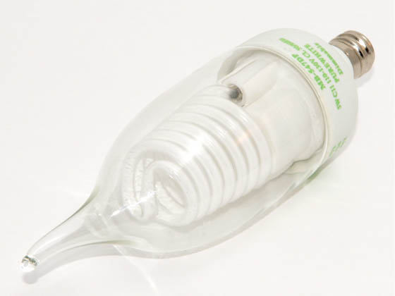 Litetronics MB-547DP 5W/C11/CL/PW/BT 120V 30 Watt Incadescent Equivalent, 5 Watt, Clear Cover C11 DIMMABLE/FLASHABLE Cold Cathode Bulb