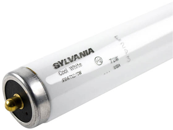 Sylvania SYL28417 F84T12/CW 70W 84in T12 Cool White Fluorescent Single Pin Tube