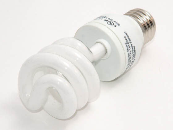 Megalight, Inc. S28013-4100 13W/4100K Spiral 60W Incandescent Equivalent.  13 Watt, 120 Volt Cool White CFL Bulb