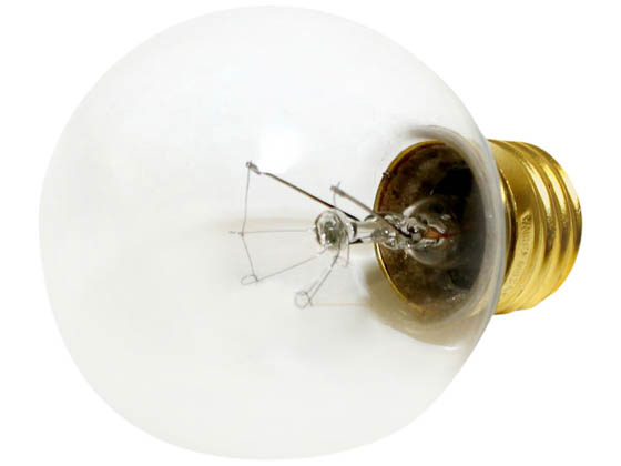 Bulbrite B321025 25G19CL (125V) 25W 125V G19 Clear Globe Bulb, E26 Base