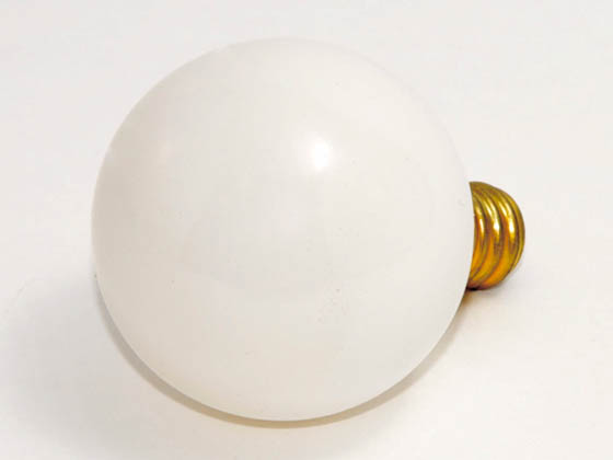 Bulbrite B300015 15G12WH (130V, White) 15 Watt, 130 Volt G12 White Globe Bulb