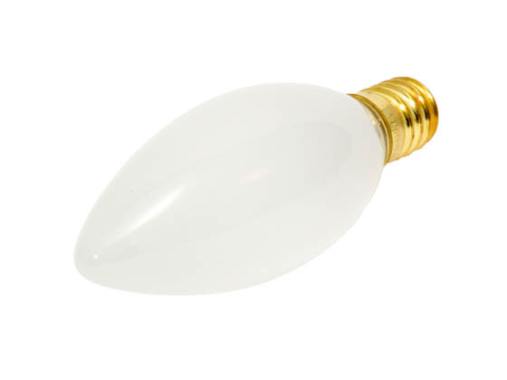 Bulbrite B401425 25CTF/E14 (Euro. Base) 25W 130V Frosted Blunt Tip Decorative Bulb, European E14 Base
