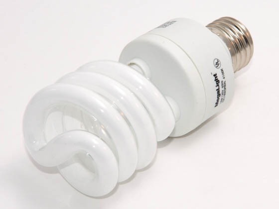 Megalight, Inc. S28018-4100 18W/4100K Spiral DO NOT SELL 75W Incandescent Equivalent.  18 Watt, 120 Volt Cool White CFL Bulb