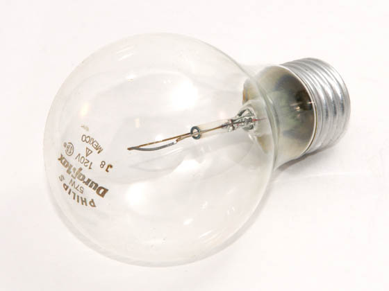 Philips Lighting 214528 57A/CL/LL/TP (120V) Philips California Approved 57 Watt, 120 Volt A19 Clear Long Life Bulb