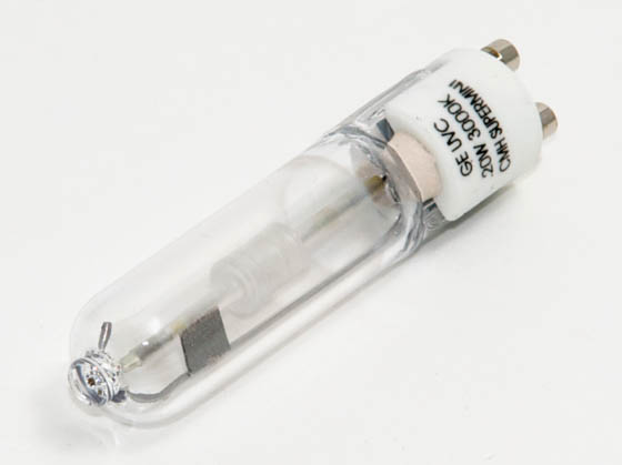 GE GE85086 CMH20/T/U/830/G6.5 20 Watt T4 Warm White Metal Halide Single Ended Bulb