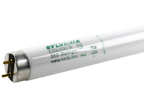 Sylvania SYL21623 F15T8/350BL 15W 18in T8 Black Light Fluorescent Tube