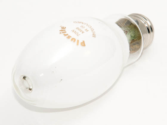 Plusrite FAN1003 MH70/ED17/C/U/4K/MED 70 Watt, Coated ED17 Cool White Metal Halide Lamp