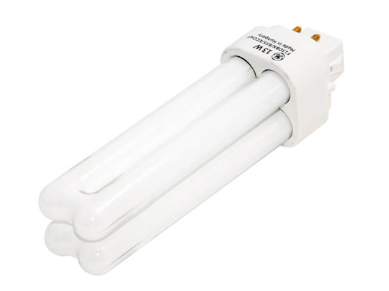 2 x Eveready S711-16W 4-Pin GR10q Cap 2D White 3500K Compact Fluorescent Lamp