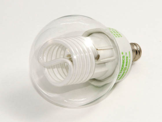 Litetronics MB-538DP 5W/G16.5/CL/PW 30 Watt Incandescent Equivalent, 5 Watt, Clear G16.5 DIMMABLE/FLASHABLE Cold Cathode Globe Bulb
