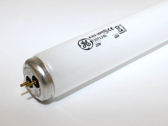GE GE10244 F20T12/BL  (DISC - Use SYL22113) 20 Watt, 24 Inch T12 Black Lite Fluorescent Bulb