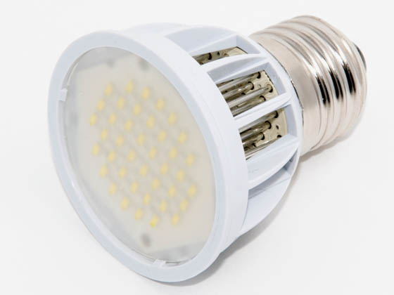 Array Lighting AE26R16NW60 2.6 Watt, 120 Volt DIMMABLE LED R16 Natural (aka Bright) White Reflector Style Wide Flood Bulb