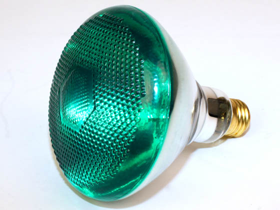 Westinghouse A04413 100BR38/G/FL (Green) 100 Watt, 120 Volt BR38 Green Reflector Bulb