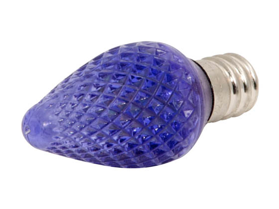 Bulbrite B770178 LED/C7PU (Purple) 0.6W Purple C7 Holiday LED Bulb