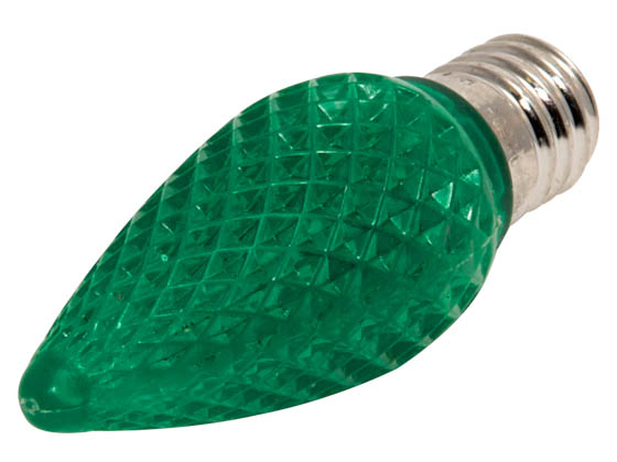 Bulbrite B770194 LED/C9G (Green) 0.6W Green C9 Holiday LED Bulb