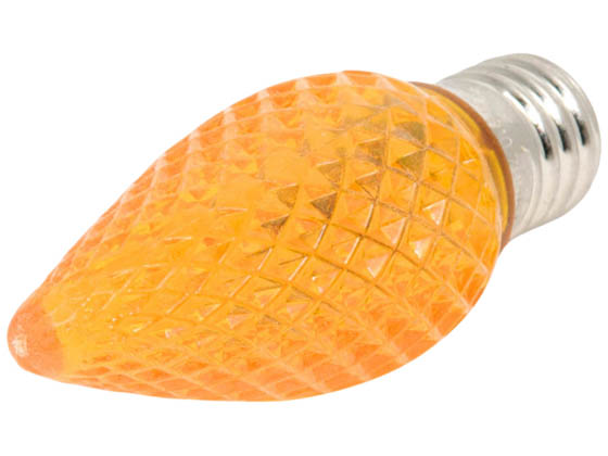 Bulbrite B770195 LED/C9O (Orange) 0.6W Orange C9 Holiday LED Bulb