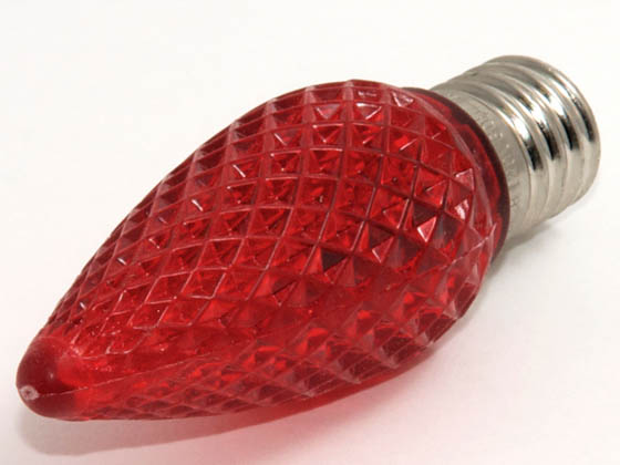 Bulbrite B770197 LED/C9R (Red) 7 Watt Replacement! 0.35 Watt, 120 Volt C9 Red LED Holiday Bulb